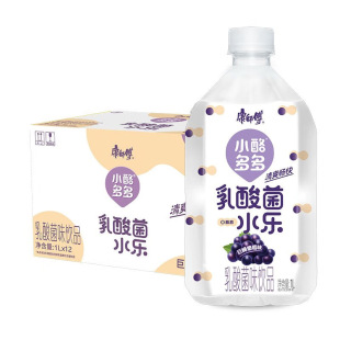 Master Kong Xiaotuo Duoduo Lactobacillus 1L*12 Bottles of 0-Fat Yogurt Flavored Beverage Full Box Packed with Kyoho Grape Drink