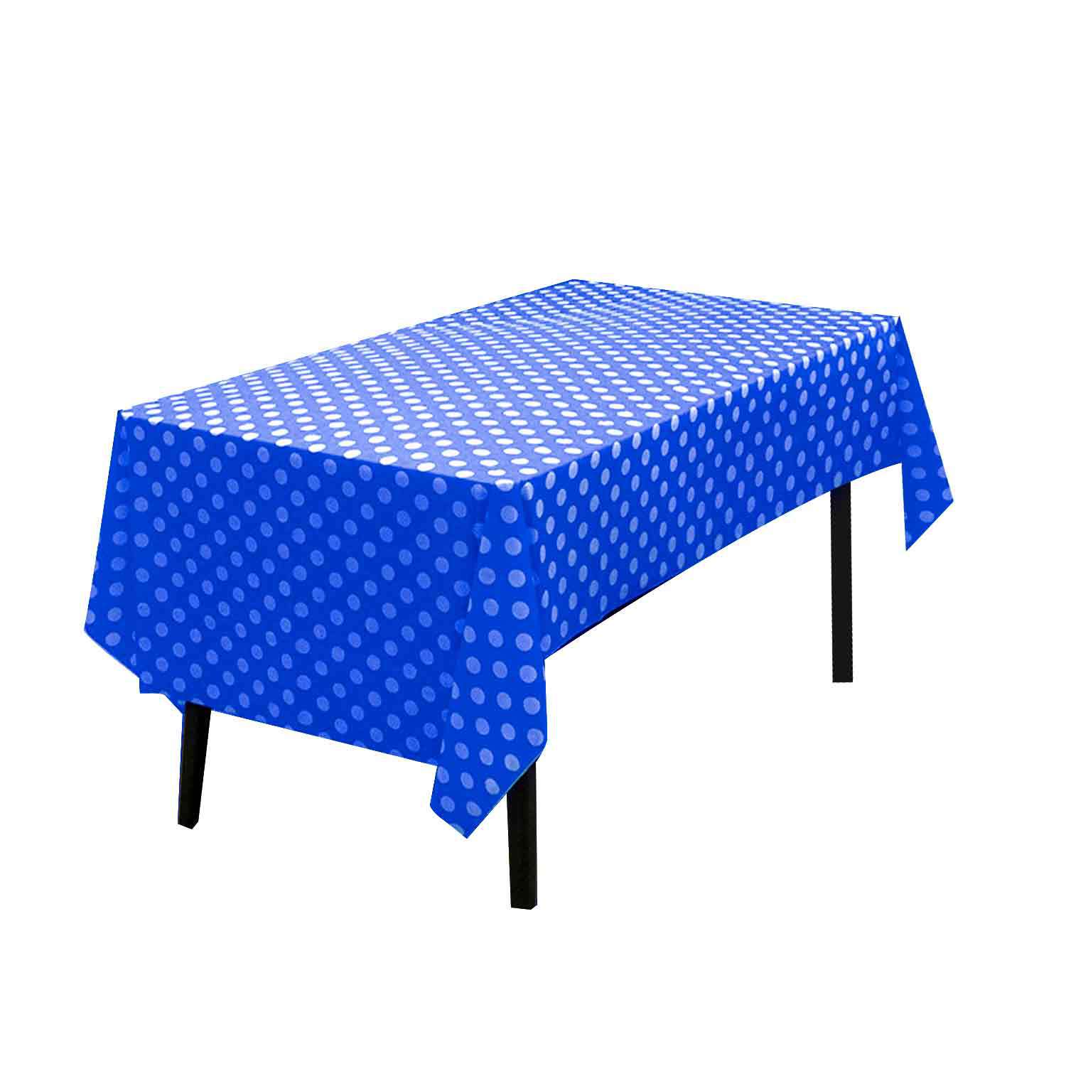 Puntos blancos azul oscuro