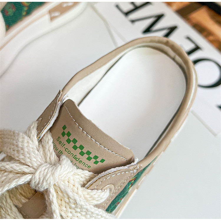 Breathable Canvas Shoes Spring And Summer New Korean Version Of Women S Baotou Half Slippers Thick Bottom Casual Are Lazy_voghion.com