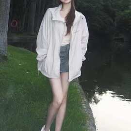 超好看防晒衣女2025新款夏季宽松百搭防紫外线薄款户外防晒服外套