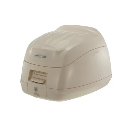 Original Paint Color Matching — Motorcycle trunk - snow-lotus-white-belt-lining-with-backrest