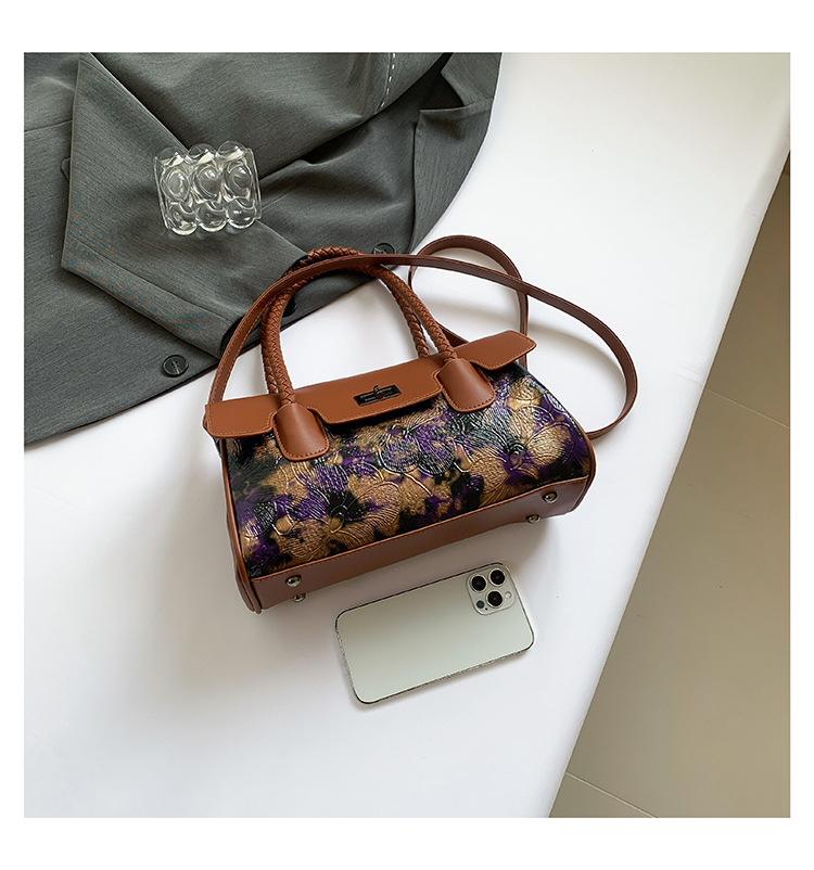 Women's Retro Handbag Chinese Style Shoulder Bag For Mature Women_voghion.com