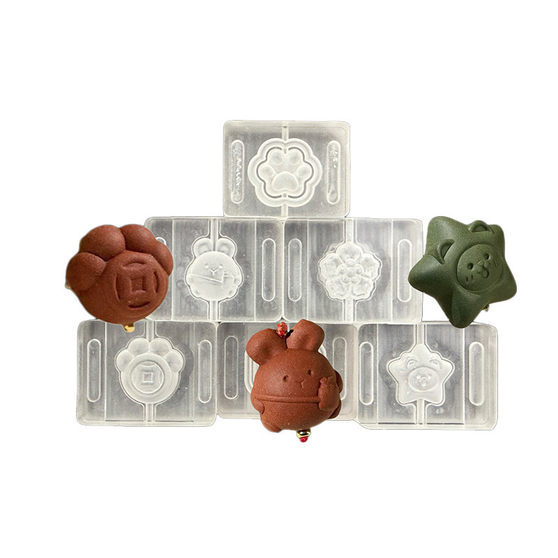 合香饰品小狗星星亚克力双面模具批发香味手工雕刻吊坠合香珠|undefined