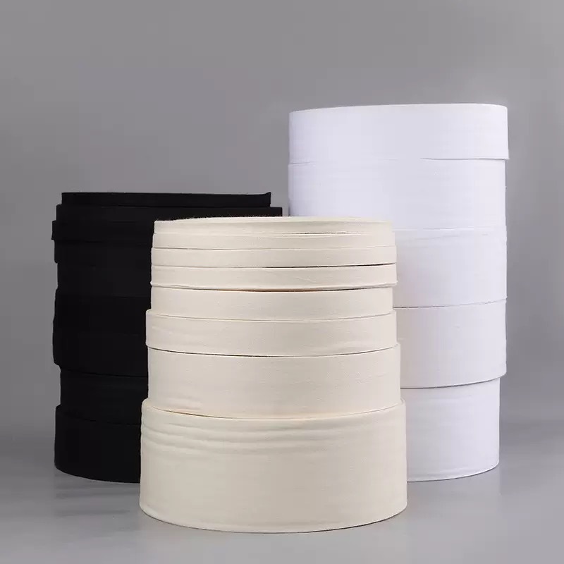 Libro de tela blanco blanco original marca de marca 32 banda de tela de algodón plano de tela de borde acessorio banda de borde