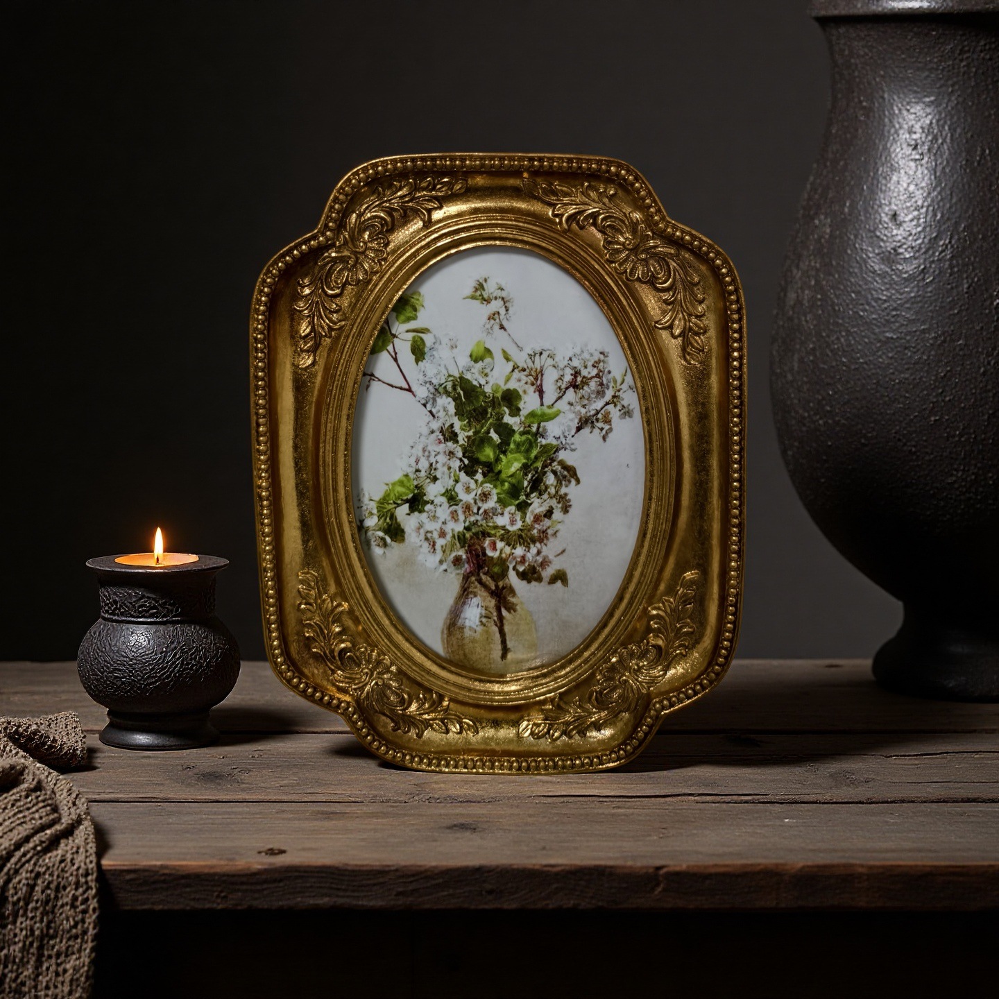 复古树脂相框客厅玄关挂画画框装饰摆件相框专用防水卧室沙发轻奢