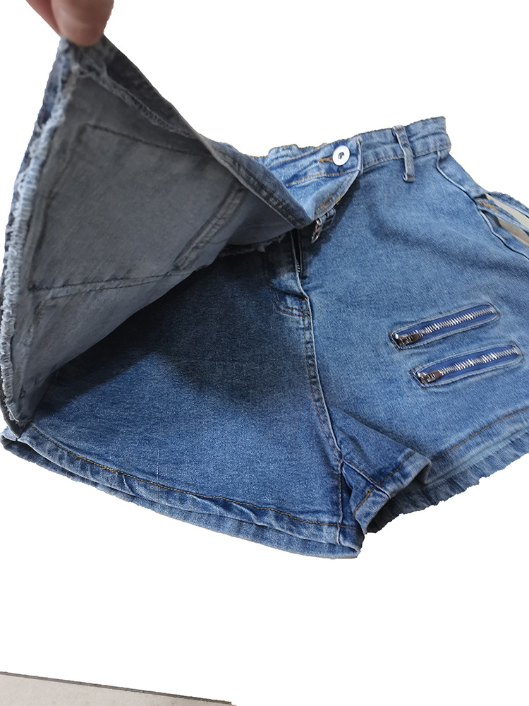 Pocket Design Streetwear Style Women's Daily Street Streetwear Solid Color Shorts Pocket Shorts