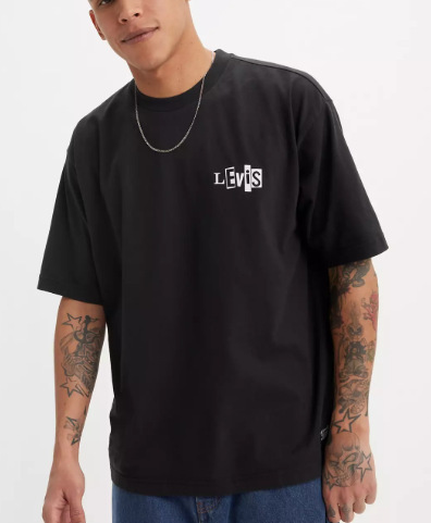 2025欧米ファッションクロスボーダー夏新作トレンドLevi「s高品質男女同モデルtシャツプリント|undefined