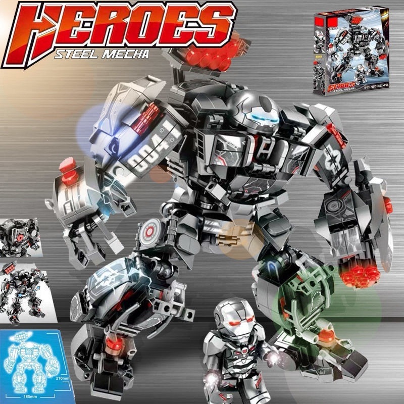 Lightweight minifigures, 775 pieces