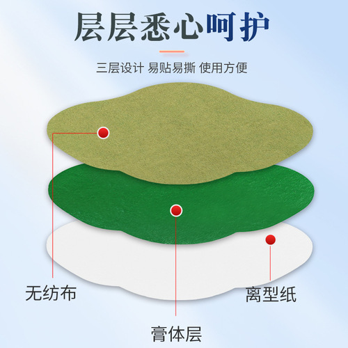 The same style of oil-absorbing patch, mugwort slimming patch, fever, sweating, uterine cold, dehumidification moxa-moxibustion patch, lazy people's home waist beauty patch