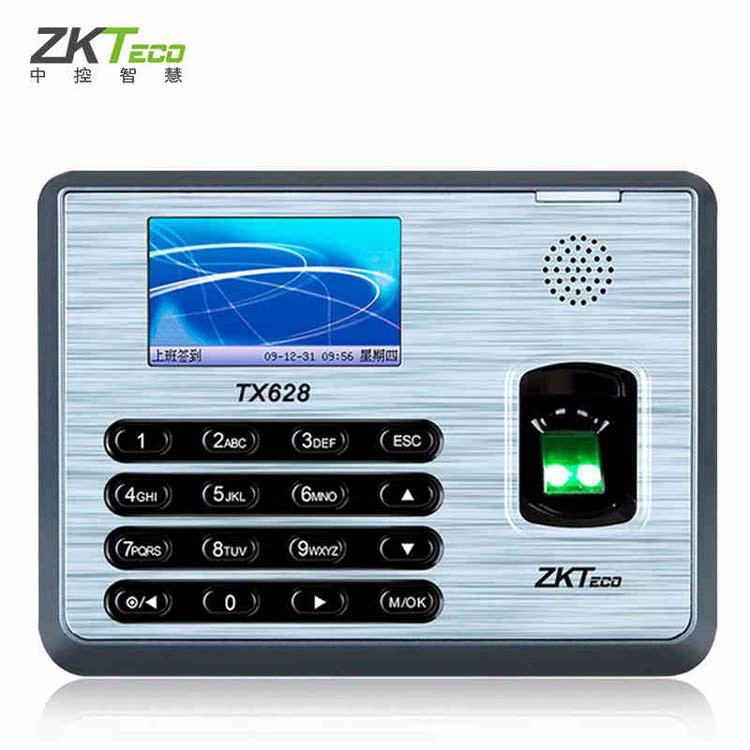 ZKTeco Entropy Base TX628 Color Screen Fingerprint Attendance Machine Network Type Check-in Machine Foreign Trade Export