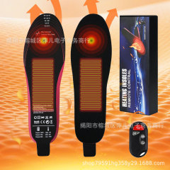 2025 リモコン 3 スピード電熱インソール USB 充電式加熱インソール冬スキー暖かいインソールフットウォーマー
