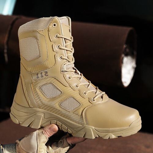 Amazon AliExpress Instagram Outdoor Shoes High-top Hiking Shoes Field Training Shoes Foreign Large Shoes Martin Boots