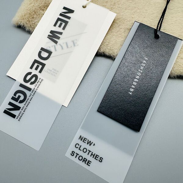 Men's and women's clothing store tags high-end spot listing design…