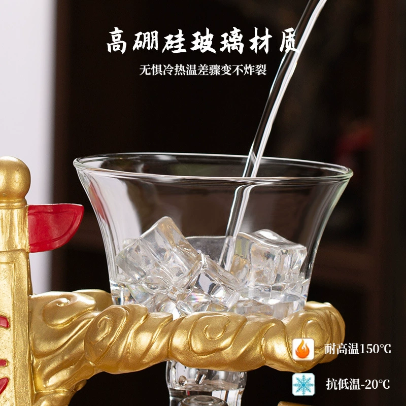 Glass automatic tea set for home use, high-end teapot for office
