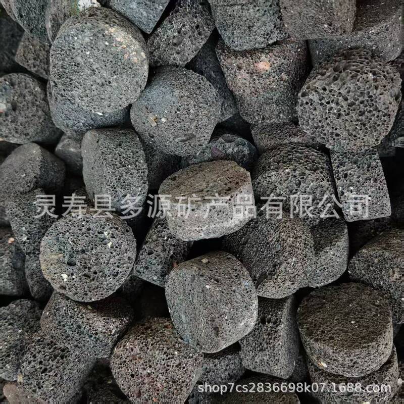 黑色圆饼火山岩香薰石火山石家用卫生间扩香石室内房间持久留香|undefined