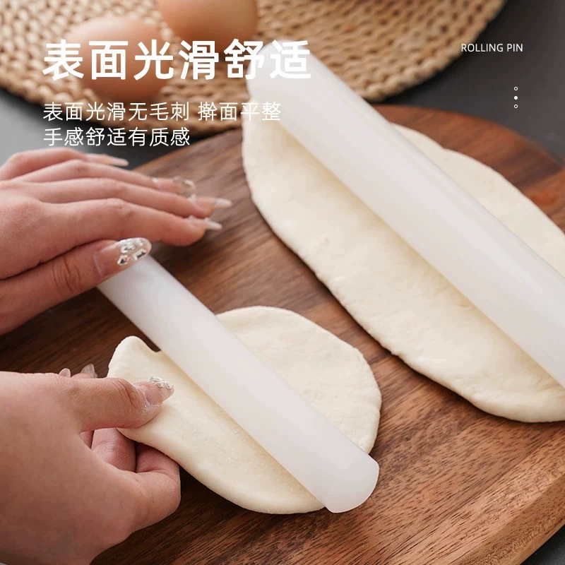 Household food grade PP rolling pin fondant dumpling skin non-stick rolling pin multi-size baking mold kitchen tools