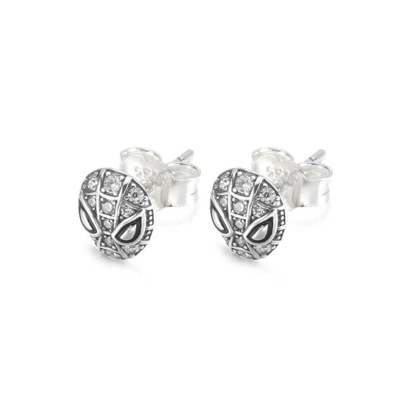 Серьги Panjia s925 серебро, Pavé pavé, Spider-Man маска, артикул 292354C01