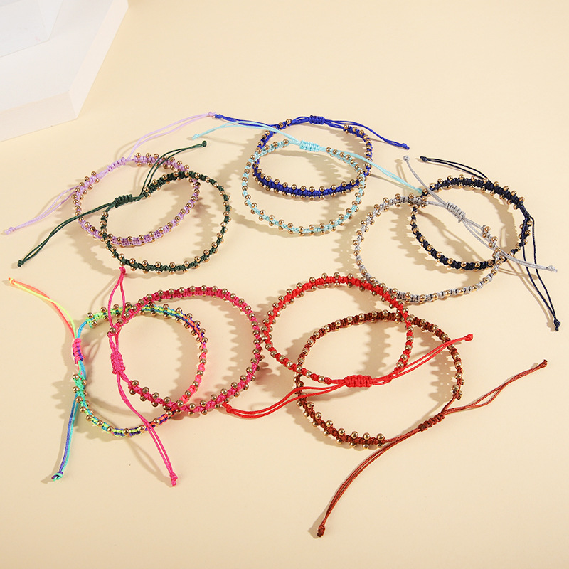 Vacation Solid Color rope Plating Womenu0027S Bracelets 1 Piece
