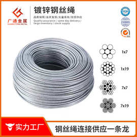 钢丝绳7*19/7*7-3mm大棚园林用