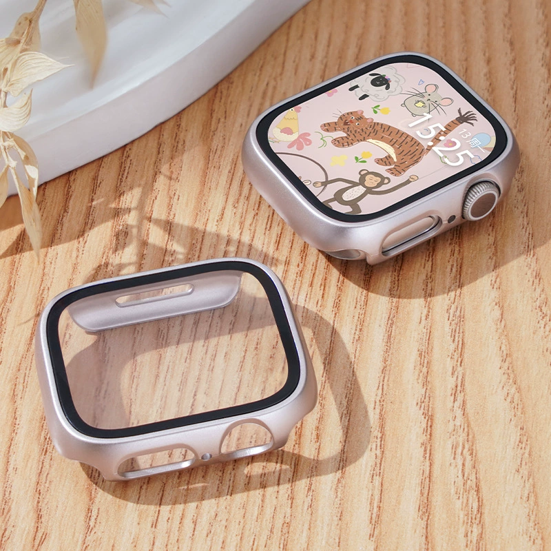 Applicable Apple Watch protective case S9 shell film all -in -one Applewatch protective cover S8 steel film IWATCHS7