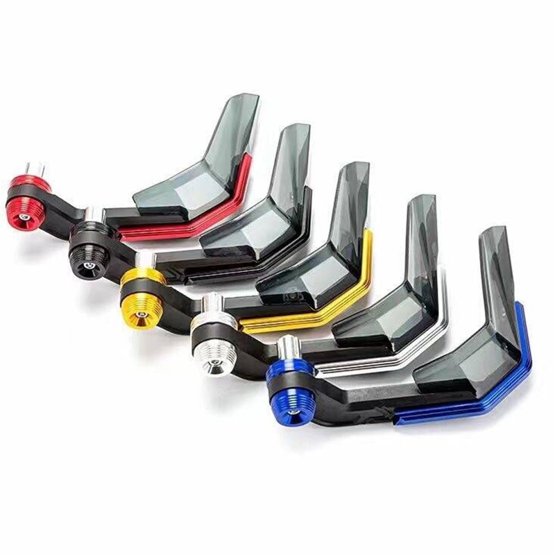 Motocicleta Modificada cuerno parabrisas guardamanos accesorios coche eléctrico mango manillar protección cubierta a prueba de viento motocicleta eléctrica Universal