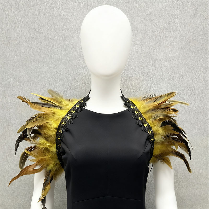 Amazon plumas mantel luchador show traje gladiador vestido estilo vikingo carnaval antiguo abrigo aristocrático TK