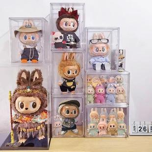 Labubu Display Box Acrylic Spring Wild Display Box Magnetic Suction Labubu Big Summer Doll Transparent Big Summer