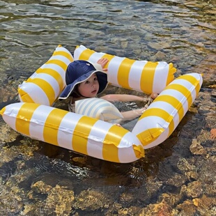 Swimming Ring Floating Bed Children's Inflatable Floating Lounge Chair Water Floating Artifact Baby Sitting Ring Seaside Water Play Equipment