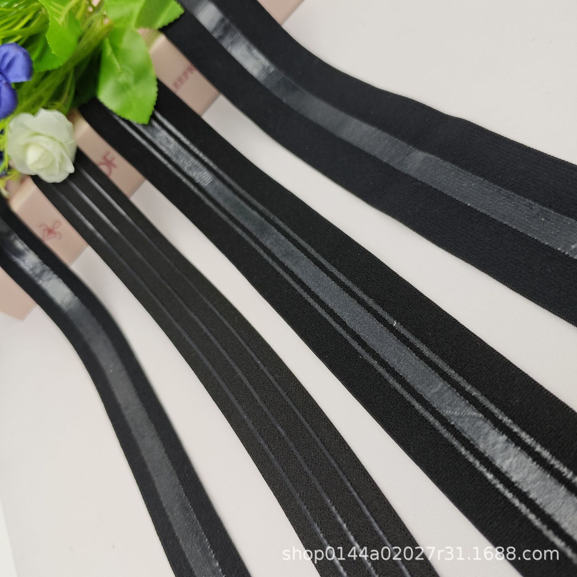 新款防滑硅胶户外运动松紧带束腰带塑身腰带运动收腹带 辅料