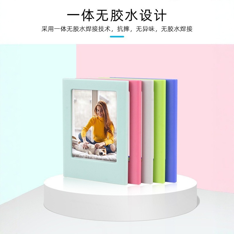 跨境拍立得相框磁吸冰箱贴个性创意3寸照片磁贴相片纸摆件色磁铁|undefined