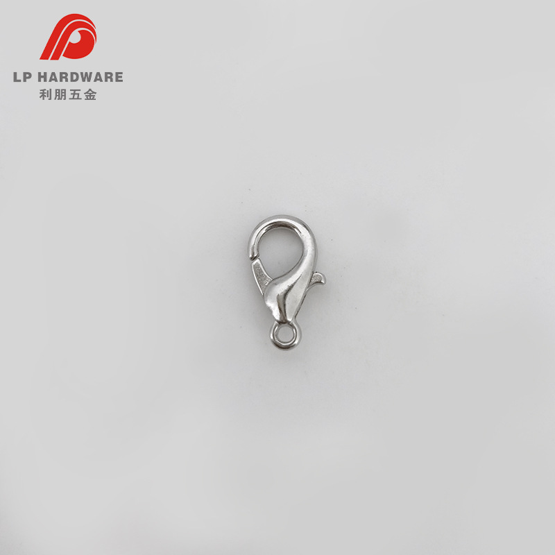 Accesorios de joyería de bricolaje hebilla de langosta pulsera collar hebilla de conexión hebilla de langosta de aleación de zinc puntual