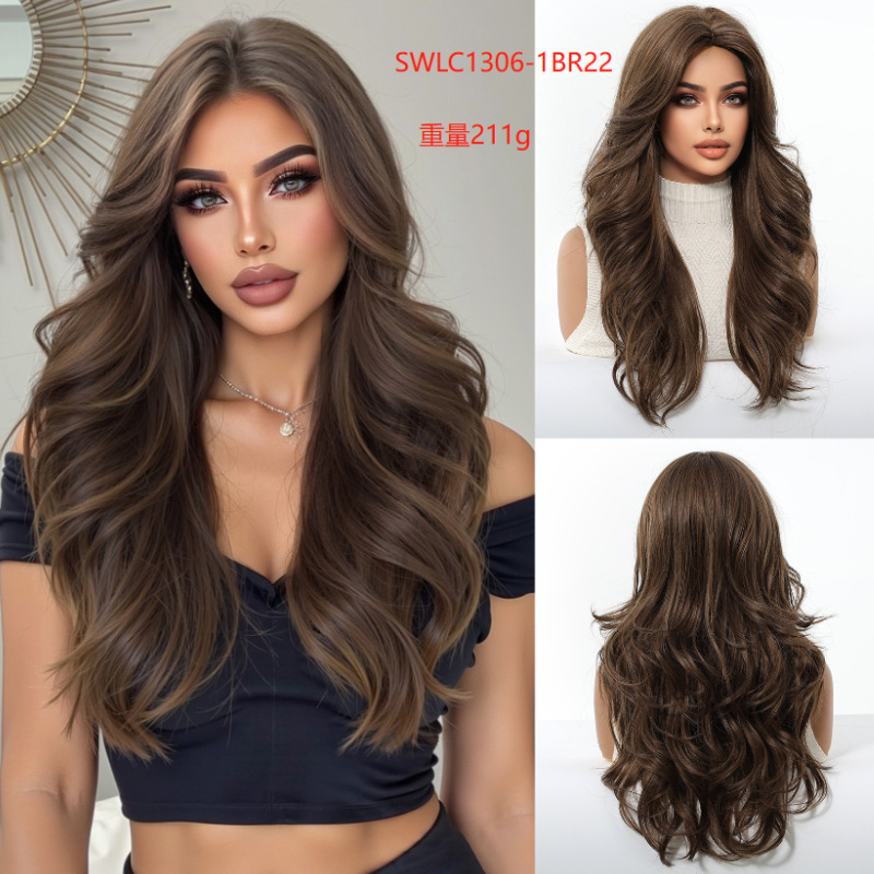 Marrón oscuro + red de pelo