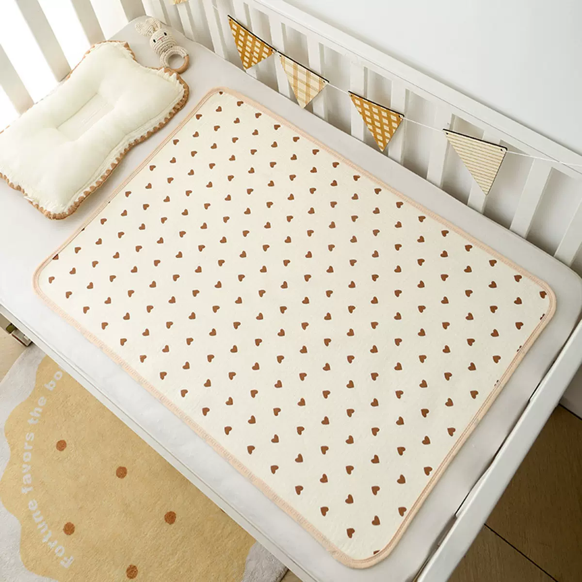 跨境婴儿防水隔尿垫护理垫可水洗女生生理期姨妈垫月经垫透气防漏