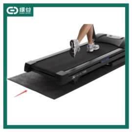 绿谷源头厂家直销健身房有氧区跑步机隔声垫防滑减震环保橡胶卷材