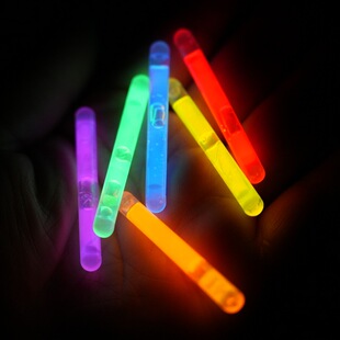1.5 inch fluorescent fish float factory direct supply disposable liquid luminous mini fluorescent stick night fishing luminous float