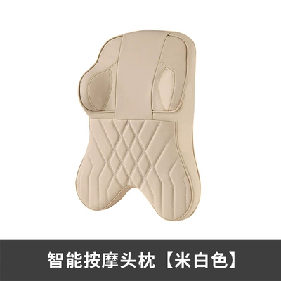 Headrest, Pillow Cushion Lumbar Cushion Memory - headrest-creamy-white