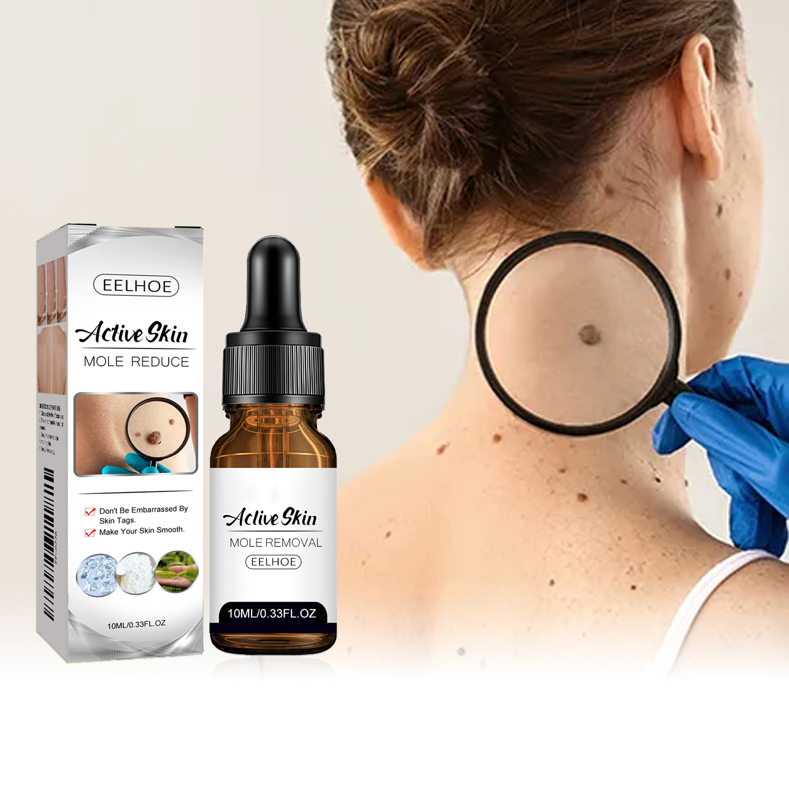 EELHOE Skin Care Essence Gentle Cleansing Care Skin Face Neck Care Smooth Skin Essence