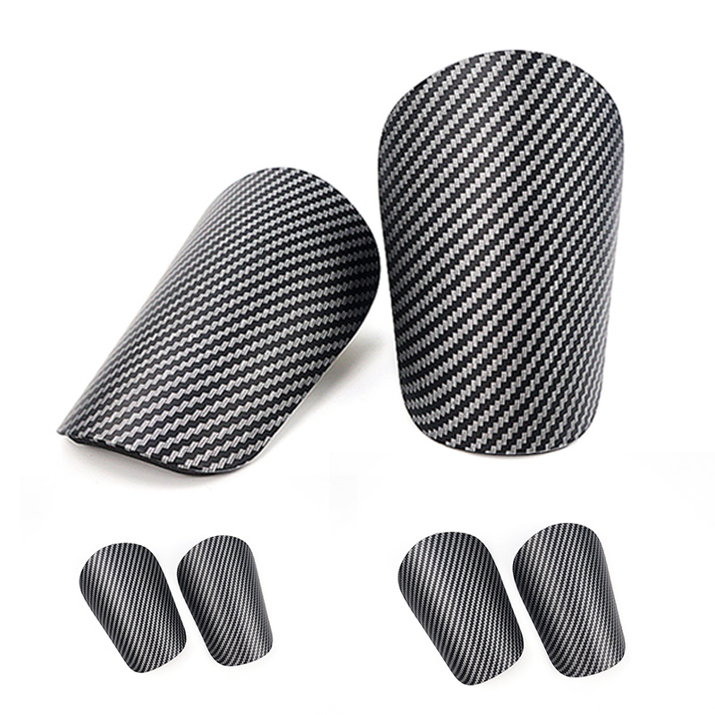 Cross-border professional adult football imitation carbon fiber shin guards, calf and tibia protectors, club training sports protective gear
