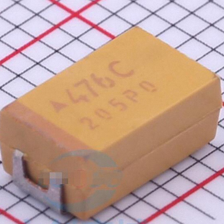 TPSD476K016R0100 参数 47uF(476) ±10% 16V 钽电容