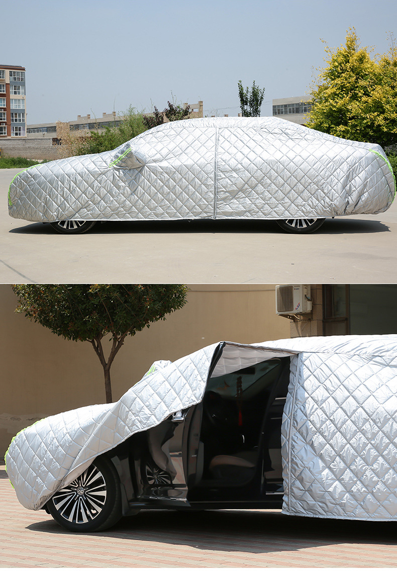Oxford Car Cover Full Cover Anti-Hail, Sun-Proof, Snow-Proof, Quilted Style Car Cover, Thickened for Winter
