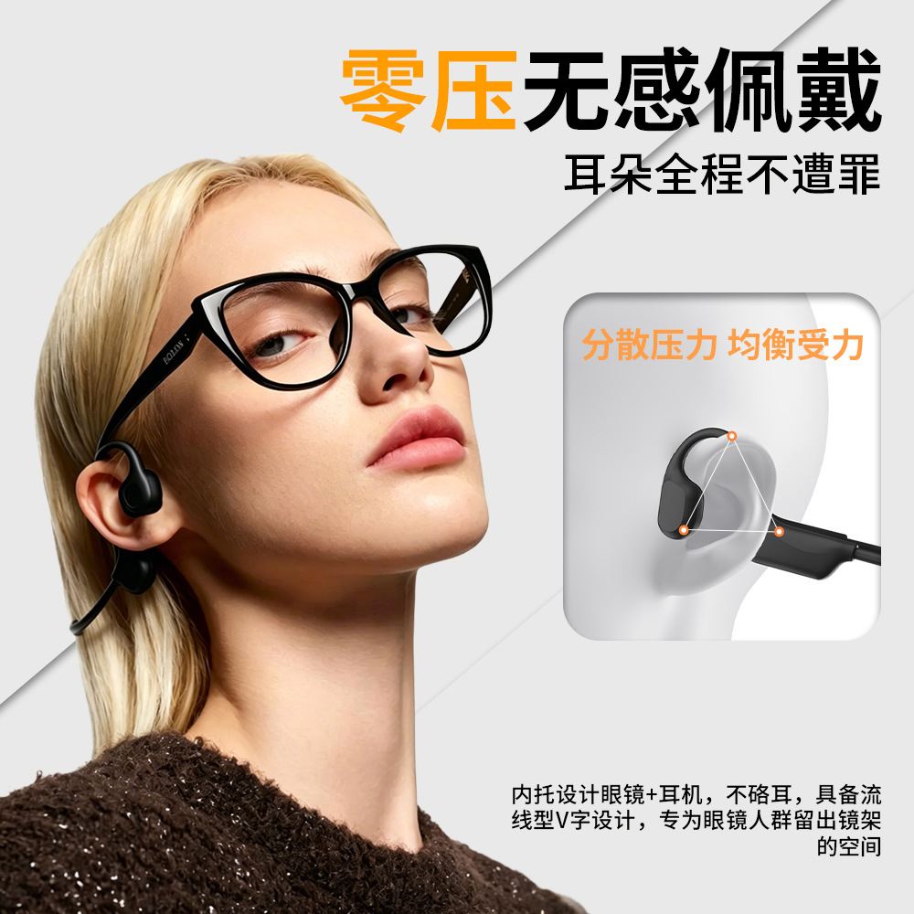 OEM personalizado al por mayor conducción ósea auriculares Bluetooth deportes correr nadar impermeable inalámbrico estéreo