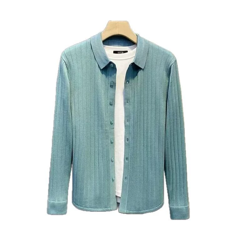Элитный осенний кардиган, тёплый свитер для отдыха, Slim fit