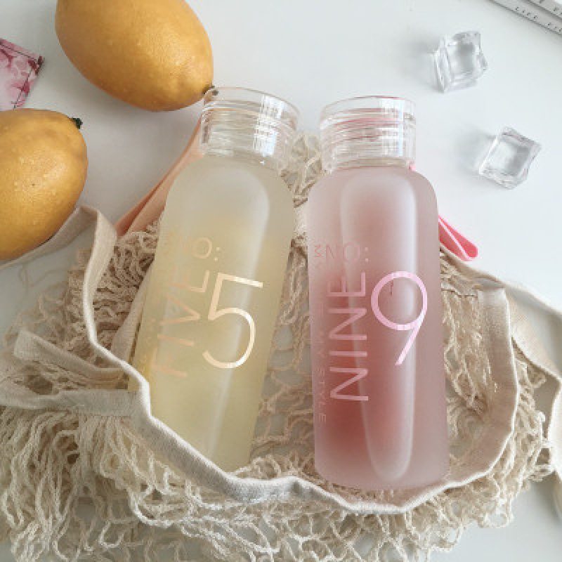 Tazas de vidrio de Harajuku, tazas frescas portátiles coreanas, tendencia creativa, tazas lindas, super-menos al por mayor.