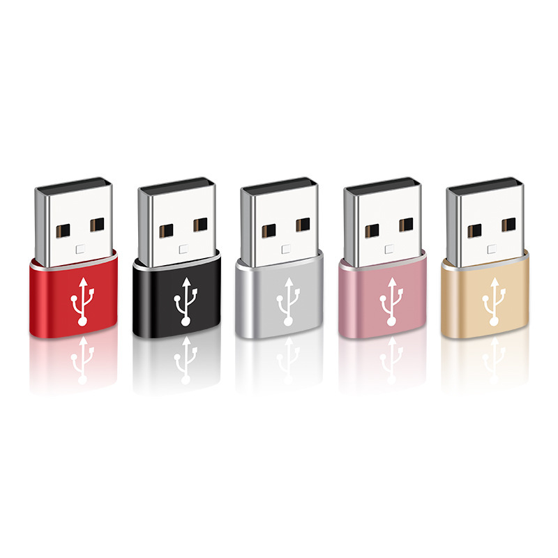 Suitable for Apple data cable adapter PD mobile phone computer to USB head charging adapter car data transmission