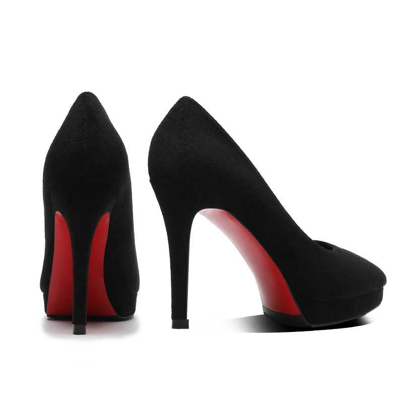 Women's Sexy Solid Color Point Toe Pumps display picture 3