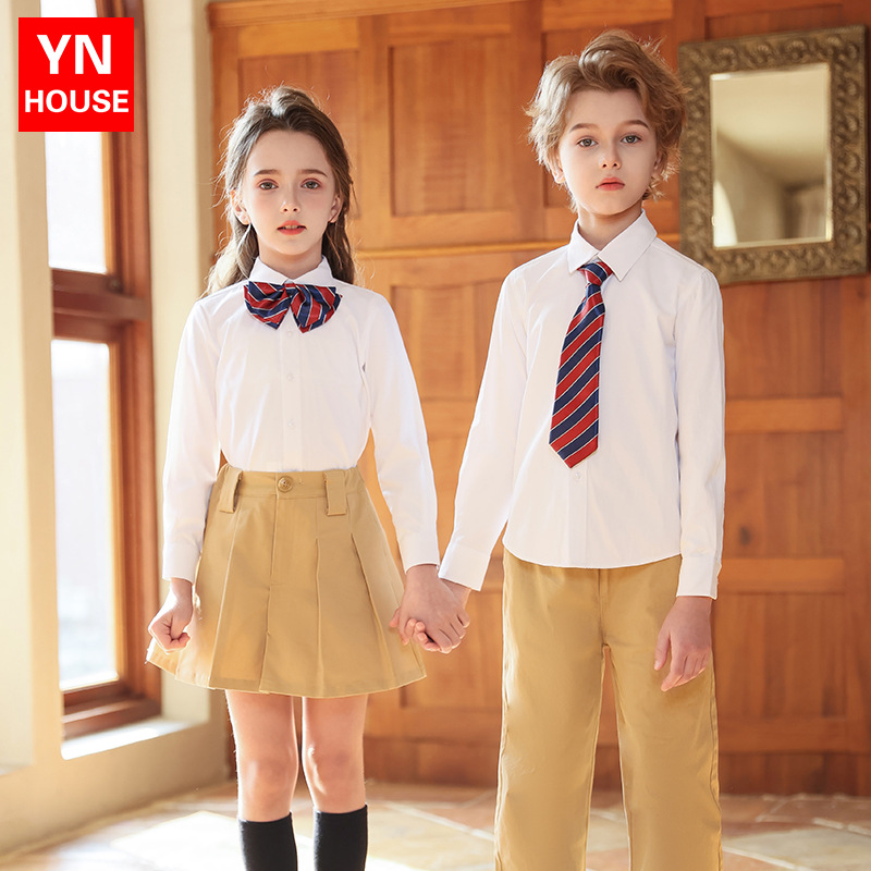 Trajes para niños, uniformes escolares, uniformes de jardín de infantes de primavera y otoño, uniformes de clase de estudiantes de secundaria, uniformes de coro de estilo universitario británico