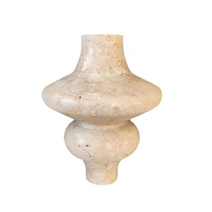 Natural Marble Flower-arranging Wong Dong Shi Xiang Xuemei High-grade Stone Vase Model Room Sales Office Club Hotel