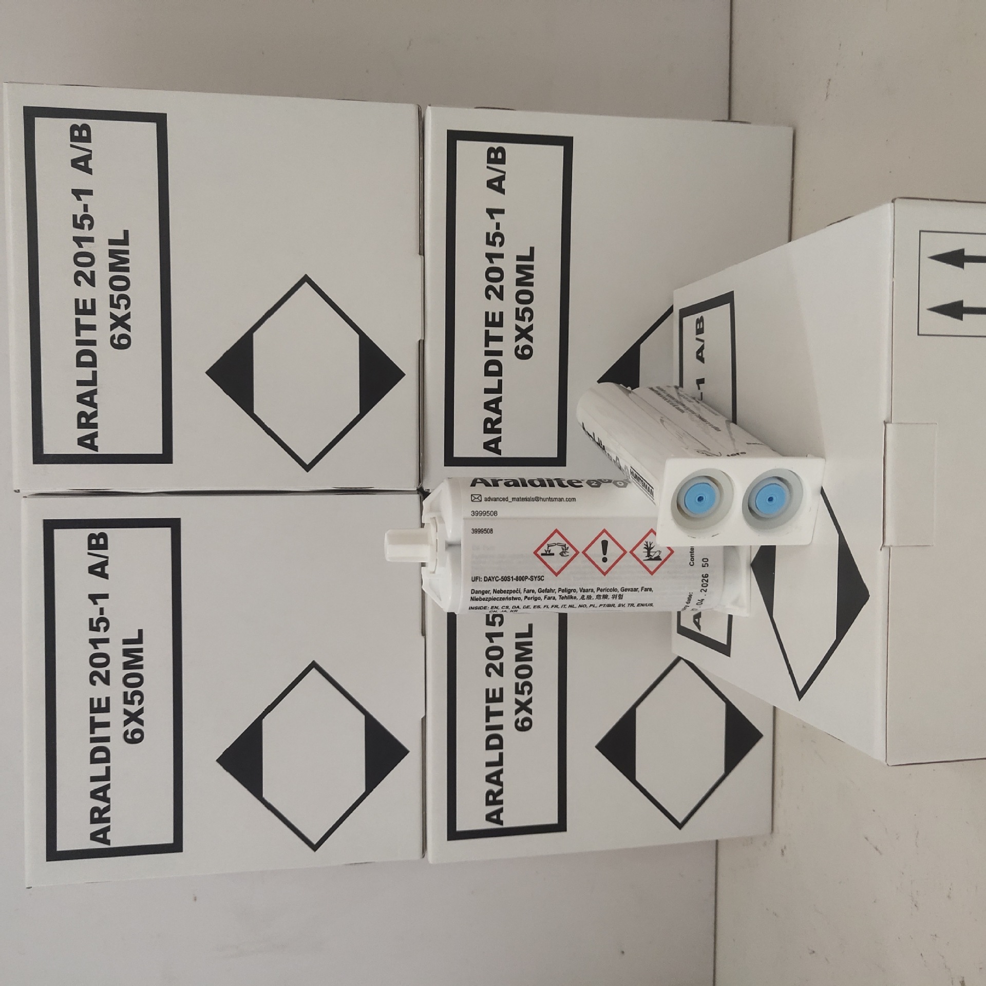 爱牢达 2015 双组分膏状环氧树脂胶 高粘度 强韧 AB胶 50ml