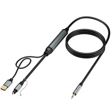 3.5AUX连接线SPDIF数字光纤同轴转模拟型号音频线电视投影仪音响