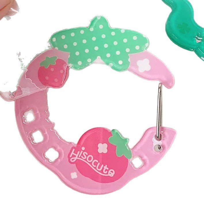 亚克力登山扣挂件可爱卡通动漫周边钥匙扣挂件来图定 制送礼物